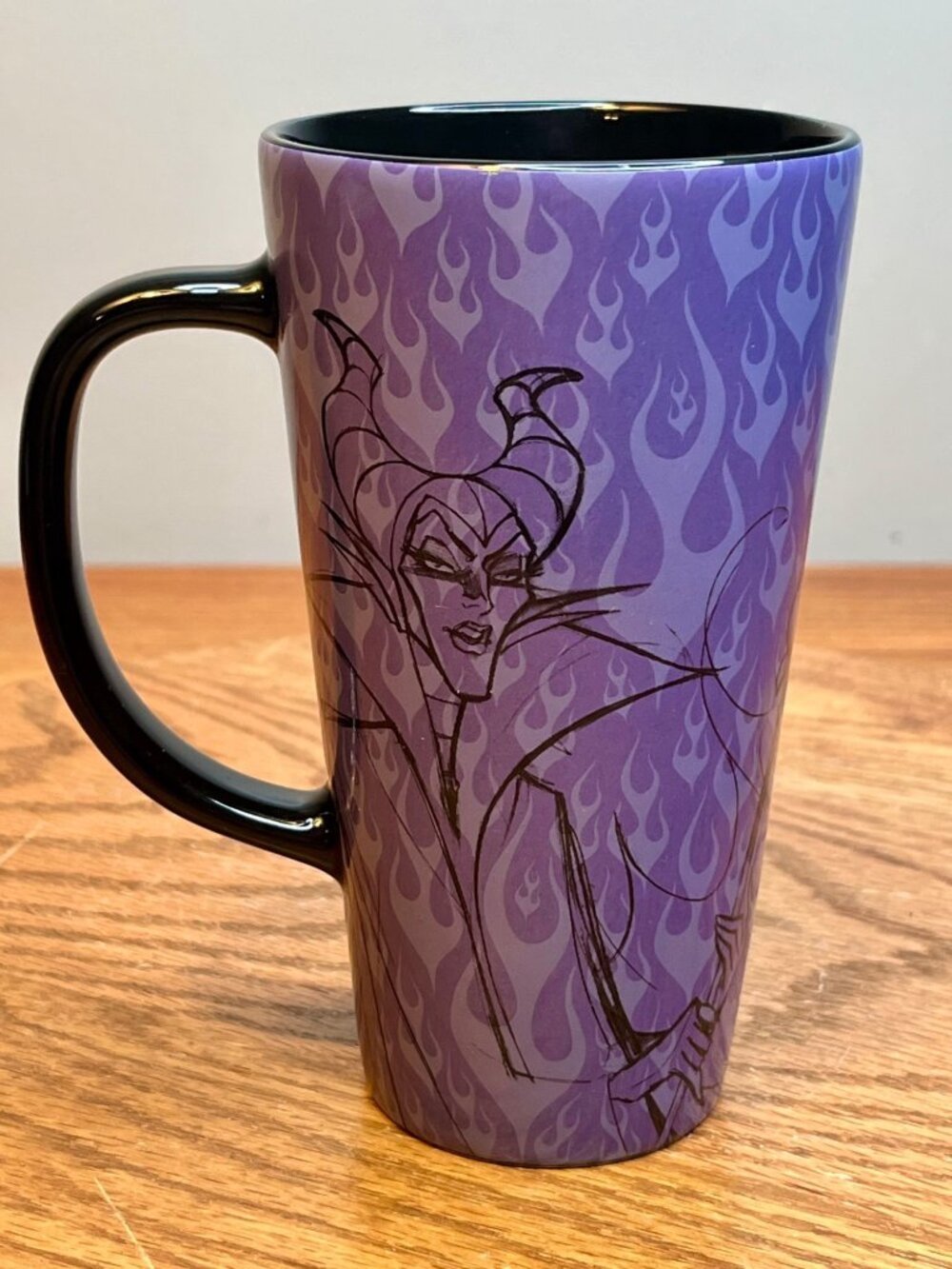Disney Parks Maleficent Tall Latte Coffee Tea Mug Cup Sleeping Beauty Sketch - Picture 3 of 11